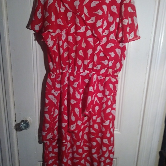 Pretty Joy Gordon red and white dress - Picture 1 of 7